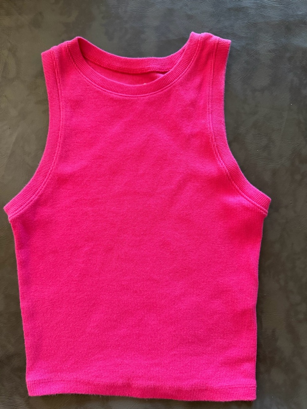 Hollister Hot Pink Ribbed Tank Top - Kids Shirts & Tops
